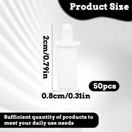 50 PCS Plantation Shutter Repair Kit, White Shutter Pins Louver Kit, Replacement Shutters Fasteners, Spring Loaded Repair Tools Supplies Plantation Shutters for Windows Inside