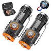 X.Store 2 Pack EDC Flashlight, Led Rechargeable Mini Pocket Light