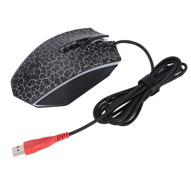 Gaming Wired Mouse High Accuracy Optical 4000DPI Comfortable Grip Stylish