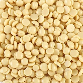 GreenLife® 17.6oz/1.10lb/500g Hard Wax Beads, Hard Wax Beans Hair Removal, Painless Waxing Bean Home wax Kit for Facial, Legs, Arms, Body, Bikini, Brazilian Pearl Depilatory, Hot Waxs for Women and Men (Cream)