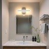Joosenhouse 15.7 Inch Brushed Nickel Vanity Light for Bathroom –