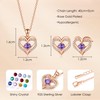 CDE Jewellery Sets for Women 925 Sterling Silver Heart Necklace