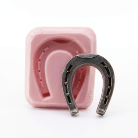 Horseshoe Silicone Mold for Chocolate Fondant Candy Clays Resin Horse Shoe is 2 inches