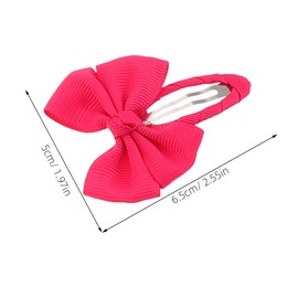 SAFIGLE 30pcs Colorful Bow Hair Clips for Hair Accessories Lightweight Snap Hairpins Comfortable Non Slip Barrettes for Boy Girl