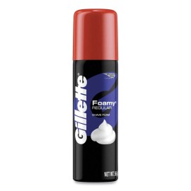 Gillette 14501 2 oz Aerosol Spray Can Foamy Shave Cream - Original (48/CT) New