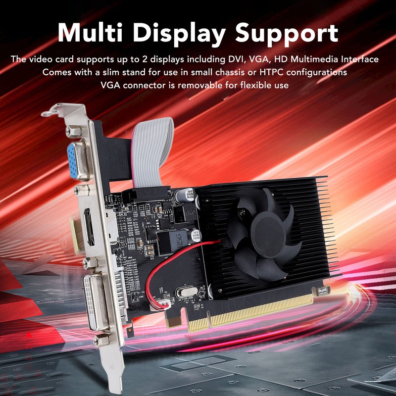 R5 230 Computer Graphics Card 2GB 64 Bit GDDR3 VGA