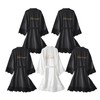 UrHot 5 Pcs Bridesmaid Kimono Robe sets Bride Silky Wedding