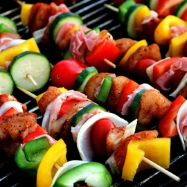 KitchenCraft Bamboo Skewers / Kebab Sticks, 30 cm, Pack of 100