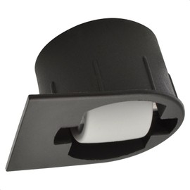 WAGNER ROLLER-MINI Soft Swivel Castor / Countersunk Roller Diameter 15 mm Black Plastic Casing 30/Diameter 25 x 17/2 mm Metal Pin Load Capacity 50 kg Made in Germany 01705701