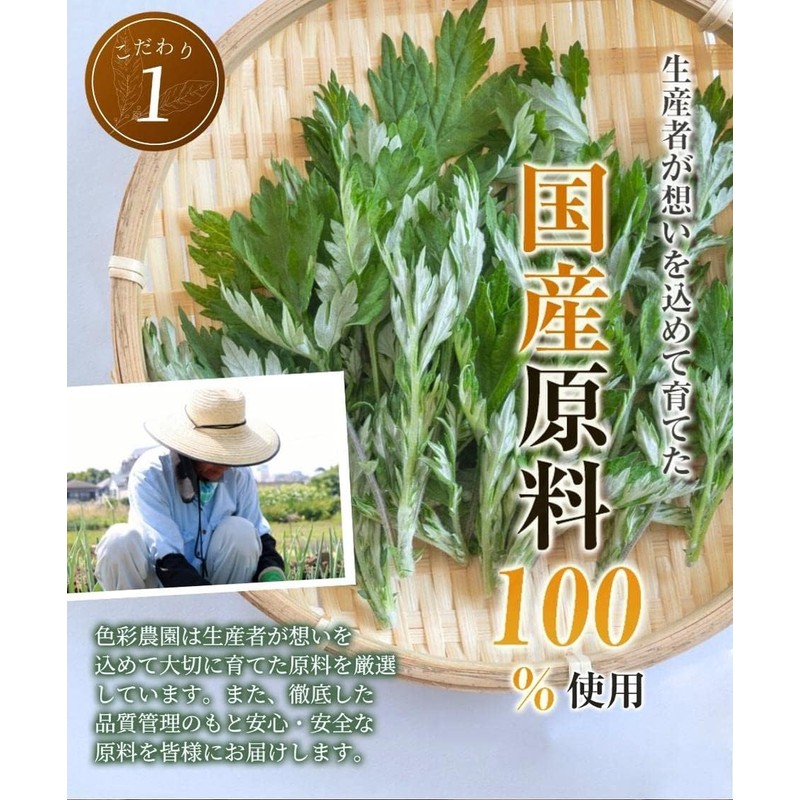 Shikisai Farm Domestic Yomo-gi Tea, Tea Bags 3g×30 Packs, 2-Bag