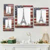 DXTKWL Old Wooden American Flag 5x7 Picture Frame, Display Photos