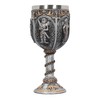 Nemesis Now Medieval Knight Goblet 17.5cm Silver, Resin w/Stainless Steel