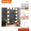 Vanity Mirror Metal 12x16" 12 Dimmable Bulbs 3 Color Modes