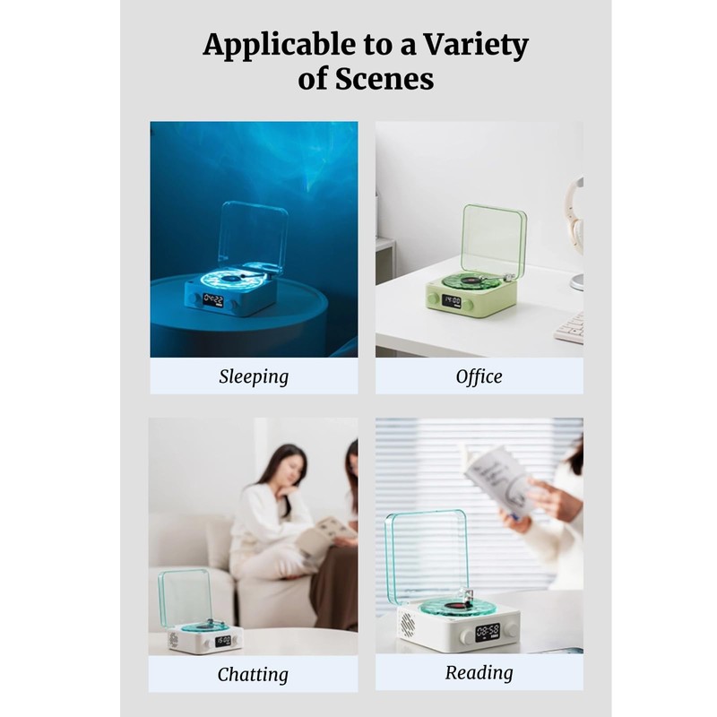 2024 Aqua Speaker, Record Player, Waves Record Player, Stylish Speaker