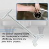 Garbage Disposal Wrench, Garbage Disposer Unjamming Wrench Compatible with Waste