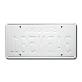 Pulp Fiction | 3ABM581 | Metal Stamped License Plate