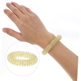KOMBIUDA 2pcs Wrist Massage for Women Metal Acupressure Bracelets to Relieve Finger Joint Fatigue for and Comfort