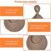 AIMALL 3pcs Boho Wall Hanging Baskets Set – Handwoven Jute