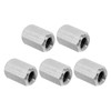 PATIKIL 5/16"-18 UNC Tuercas de Acoplamiento Hexagonales de Acero Inoxidable