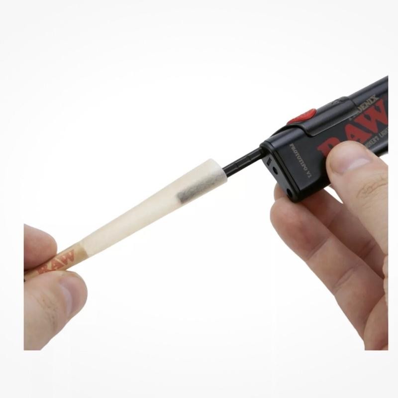 RAW phoenix ultimate lighter adjustable wind screen and poker refillable