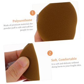 Healeved 12pcs Soft Dual-sided Wet and Dry Use Makeup Puff for Loose Powder Body Powder and Mineral Makeup Gentle Skin-friendly Application for All Ages