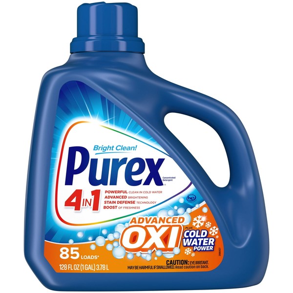 Purex Liquid Detergent Plus OXI Stain Defense Technology 128 fl