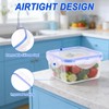 Kssvzz 6 Pack 400ml Square Food Containers with Lids Airtihgt,