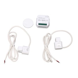 WiFi Smart Energy Monitor Single Phase Clamp Electricity Meter 100‑240V AC for Home Appliances White PJ‑1103A‑W
