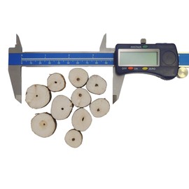 KD89 Natural Elderwood Discs for Cleaning Watches, Pack of 10, Approx. Diameter 20 mm, Wood, wood