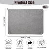 2Pcs Small Microfiber Dish Drying Mat, Absorbent Dish Drainer Mats