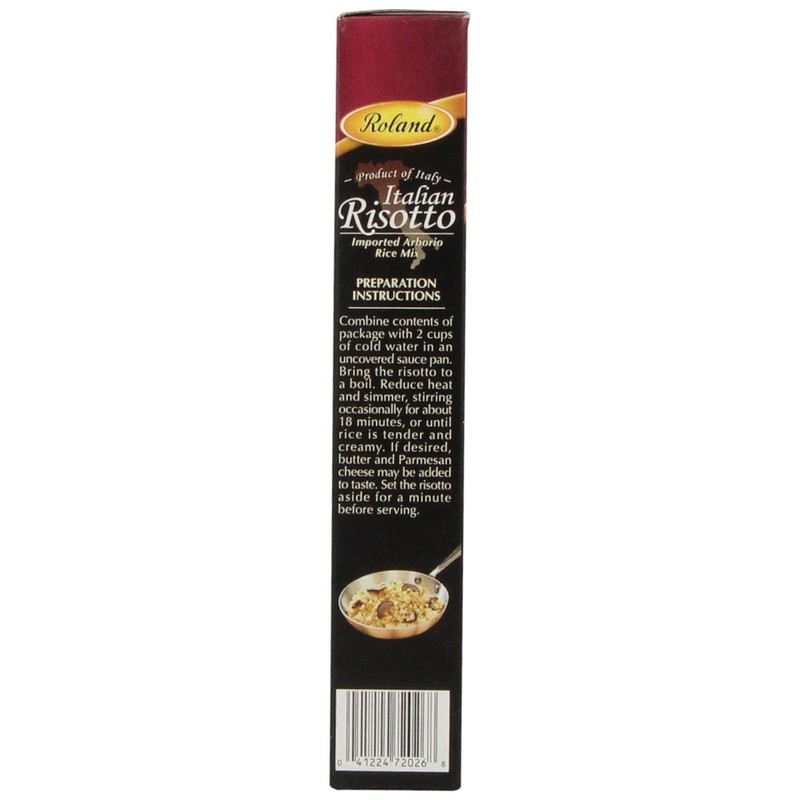 Roland Italian Risotto, Porcini Mushroom, 5.8 Ounce (Pack of 6)