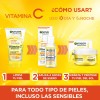 Kit Garnier Express Aclara: Serum, Crema Y Gel Vitamina C