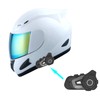 1Storm Motorcycle Bike Full Face Helmet Mechanic + Motorcycle Bluetooth