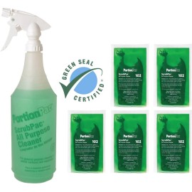 PortionPac ScrubPac 102 All Purpose Biodegradable Cleaner 2 Gal. per pack 132ct