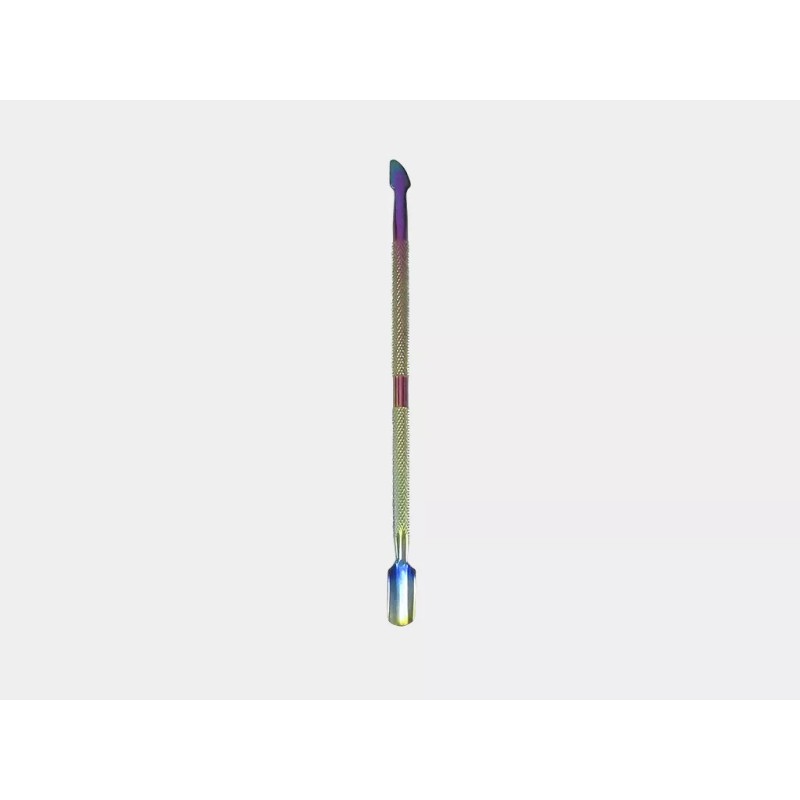 GI Titanium Color Cuticle Pusher Stainless Steel Nail Cut Tool