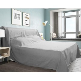 Micopuela Large Multi Cover Dust Cover Bed Cover Sofa Cover Furniture Dust Cloth Grey 1.2*2