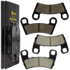 Caltric Front and Rear Brake Pads for Polaris RZR 900