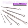 Swpeet 340Pcs 304 Stainless Steel Cotter Pin Clip Key Fastener