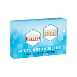Artificial Teeth - Top and Bottom 12 Teeth for Resin Braces