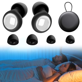 Artvive Snoring Silent Earplugs, with 4 Pairs of Ear Caps, Ear Plugs for Sleeping, Snoring Silent Sleep Earplugs, Reusable Artevive Ear Plugs, for Noise Protection and Sleep