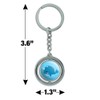 GRAPHICS & MORE Cute Kawaii Baby Narwhal Keychain Spinning Round