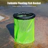 Fishing Basket for Caught Fish - Foldable Net for Live