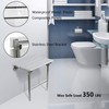 JCWANGDEFU Folding Shower Seat Wall Mounted Bathroom Bathtub Safety Stool