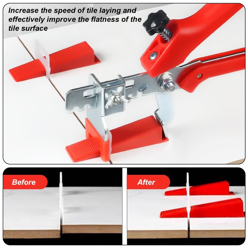 Lvjkes Pack of 200 Tile Levelling System, Pull Tabs 3