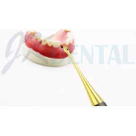 JK Dental Dental Elevator Luxating Straight Spade Gold Tip Dental Instruments