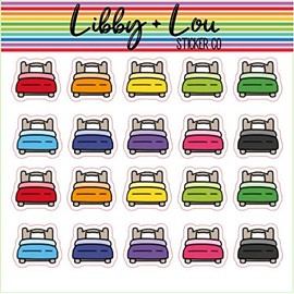 Beds Planner Stickers | Libby and Lou Sticker Co