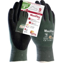 ATG 34-8743 Maxiflex® Cuttm cut protection glove Level 3B, gray / green, size 7, 1 pair