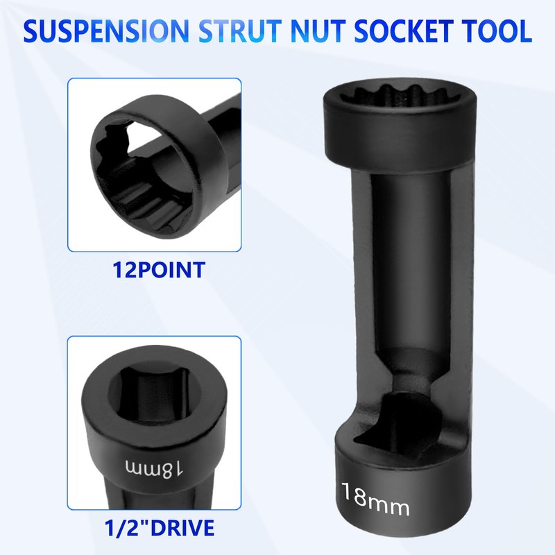 ZKTOOL 5 Pcs 18MM 19MM 21MM 22MM 24MM Shock Absorber