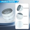 PATIKIL 3 Inch Duct Connector Coupling, Galvanized Steel Straight Dryer