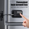 Fridge Lock with Code, No Drilling, Child Lock Cabinet with